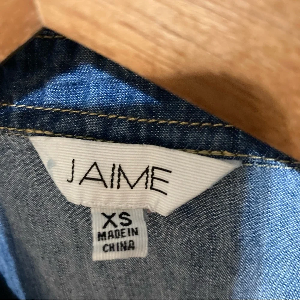 Jaime Demim Chambray Dress Sixe Small S - Picture 4 of 9